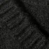 Oversize-Pullover aus Wollmischung mit V-Ausschnitt – Schwarz Oversize-Pullover aus Wollmischung mit V-Ausschnitt – Schwarz