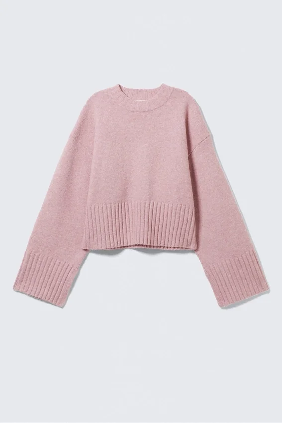 Oversize-Pullover – Hellrosa Oversize-Pullover – Hellrosa