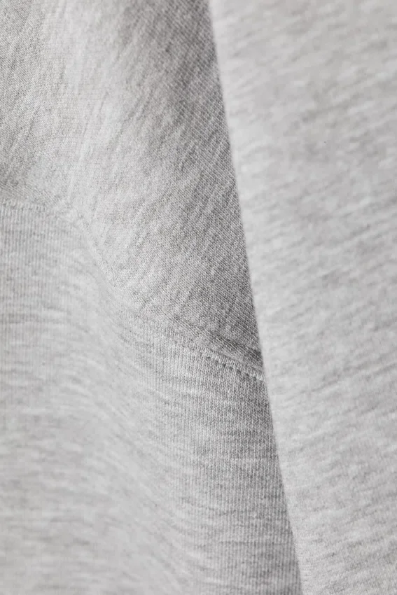 Oversize-Sweatshirt mit Rundhalsausschnitt – Grau meliert Oversize-Sweatshirt mit Rundhalsausschnitt – Grau meliert