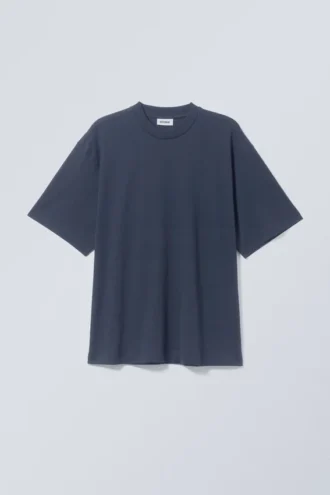 Oversize-T-Shirt – Dunkelblau