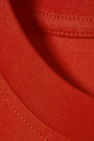 Oversize-T-Shirt – Leuchtendes Orange