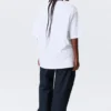 Oversize-T-Shirt – Weiß
