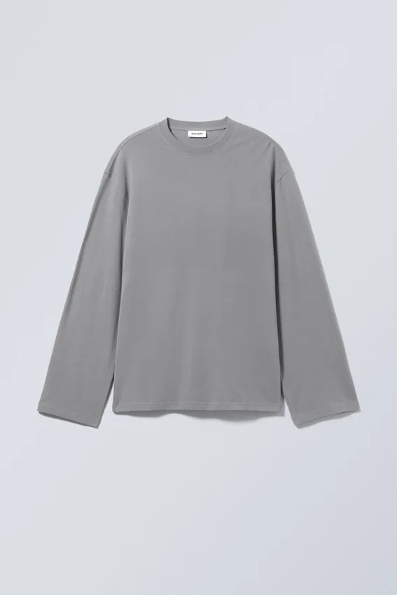 Oversized-Langarmshirt – Dusty Grey Oversized-Langarmshirt – Dusty Grey