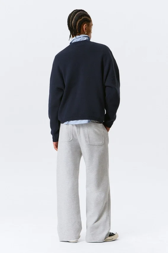 Oversized-Pullover aus Baumwolle mit Print – Marineblau – Alive Oversized-Pullover aus Baumwolle mit Print – Marineblau – Alive