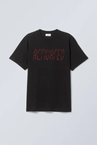Oversized-T-Shirt mit Print – Activated