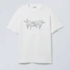 Oversized-T-Shirt mit Print – Blade Tangle