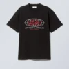 Oversized-T-Shirt mit Print – United League
