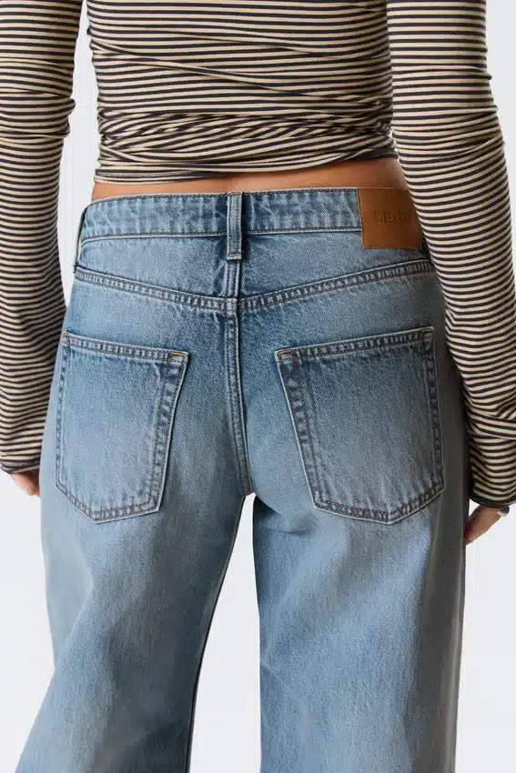 Paz Mid Rise Wide Jeans – Blue Horses – Mittelblau Paz Mid Rise Wide Jeans – Blue Horses – Mittelblau