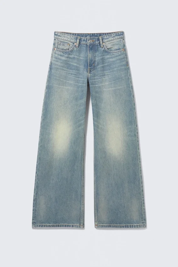 Paz Mid Rise Wide Jeans – Perseus Blue – Mittelblau Paz Mid Rise Wide Jeans – Perseus Blue – Mittelblau