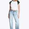 Paz Mid Rise Wide Jeans – Trot Blue – Hellblau Paz Mid Rise Wide Jeans – Trot Blue – Hellblau