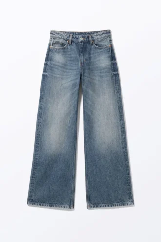Paz Mid Wide Jeans – Mountain Blue Paz Mid Wide Jeans – Mountain Blue