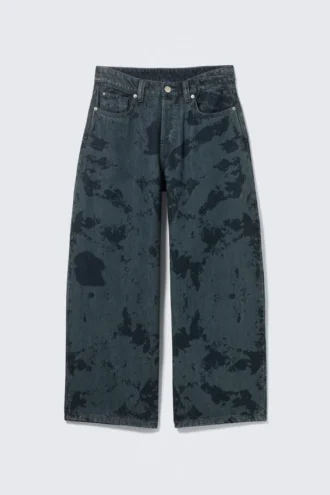 Peggy Baggy-Jeans mit niedriger Taille – Aegean Tie Dye Peggy Baggy-Jeans mit niedriger Taille – Aegean Tie Dye