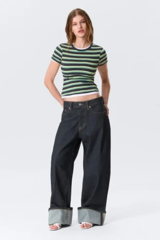 Peggy Low Rise Loose Baggy Jeans – Blue Rinse – Dunkelblau Peggy Low Rise Loose Baggy Jeans – Blue Rinse – Dunkelblau
