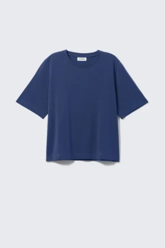 Perfect Boxy T-Shirt – Dunkelblau