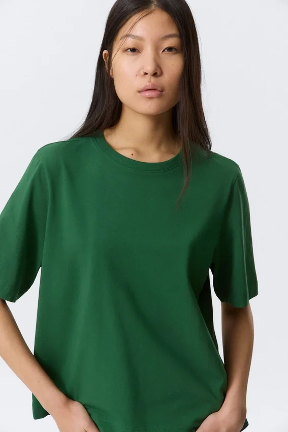 Perfect Boxy T-Shirt – Dunkelgrün Perfect Boxy T-Shirt – Dunkelgrün