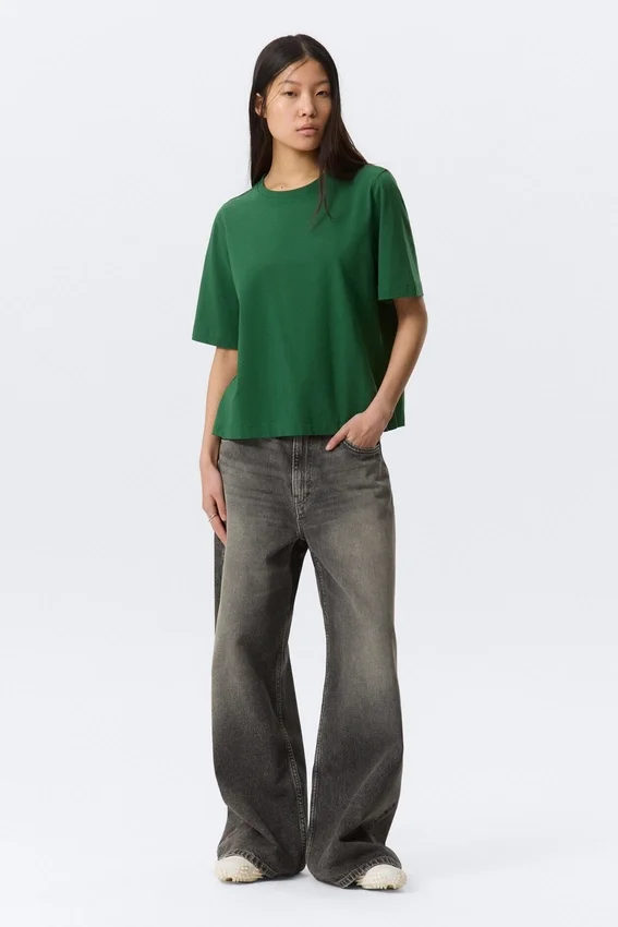 Perfect Boxy T-Shirt – Dunkelgrün Perfect Boxy T-Shirt – Dunkelgrün