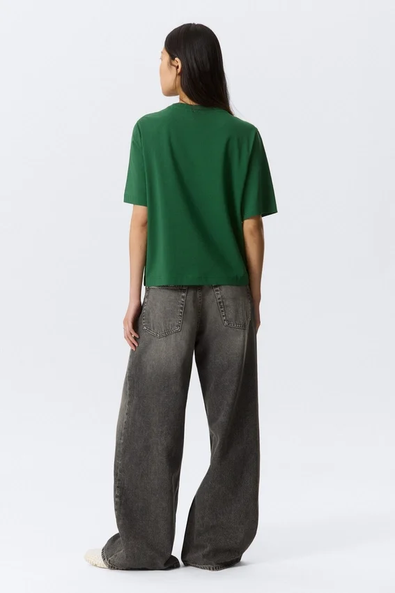 Perfect Boxy T-Shirt – Dunkelgrün Perfect Boxy T-Shirt – Dunkelgrün