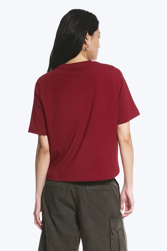 Perfect Boxy T-Shirt – Dunkelrot Perfect Boxy T-Shirt – Dunkelrot