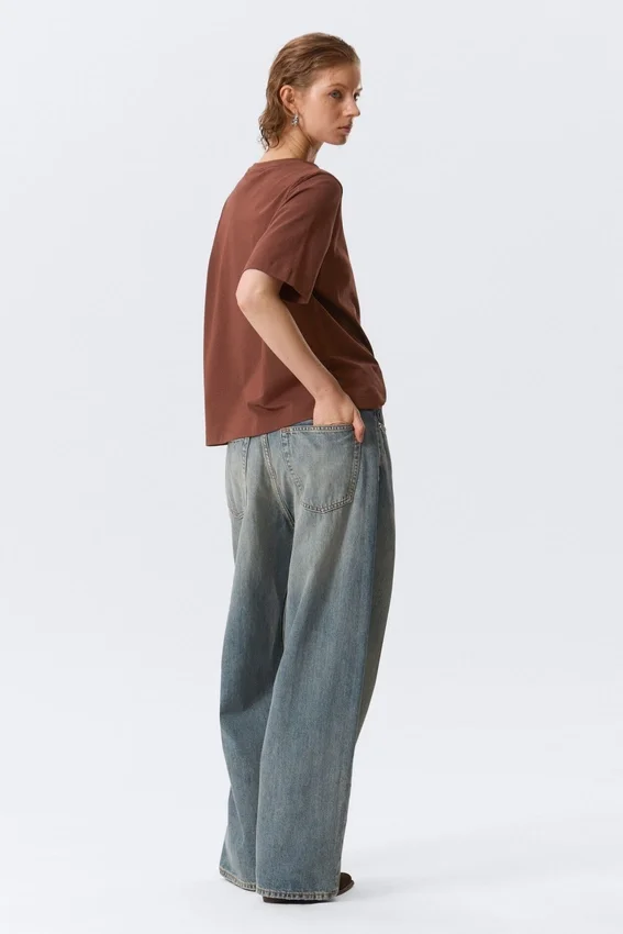 Perfect Boxy T-Shirt – Rostbraun Perfect Boxy T-Shirt – Rostbraun
