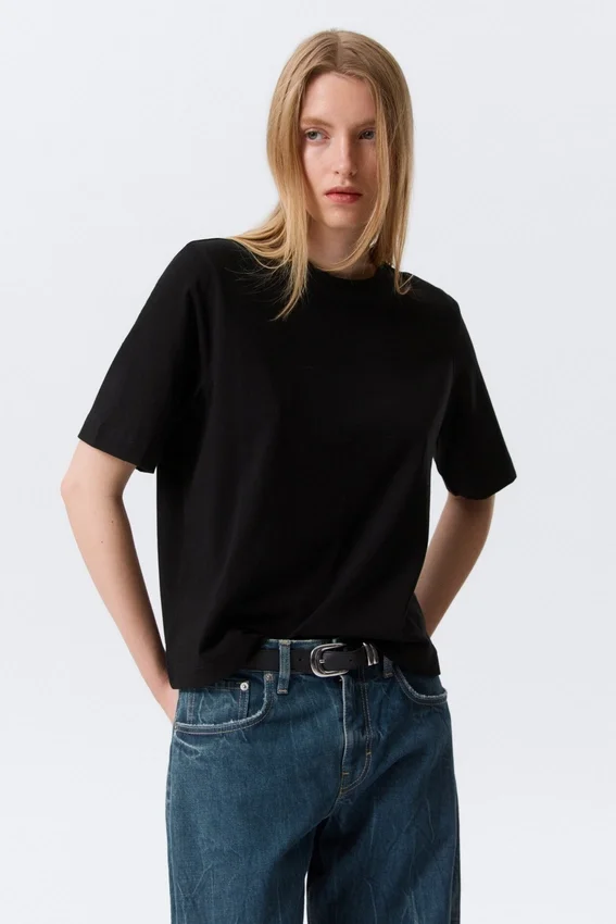 Perfect Boxy T-Shirt – Schwarz Perfect Boxy T-Shirt – Schwarz