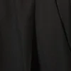 Plissierte Anzughose mit hoher Taille und weitem Bein – Schwarz Plissierte Anzughose mit hoher Taille und weitem Bein – Schwarz