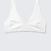 Plunge-Bikini-Oberteil zum Hineinschlüpfen – Weiß Plunge-Bikini-Oberteil zum Hineinschlüpfen – Weiß