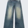 Poser Regular Waist Loose Wide Jeans – Canyon Blue – Dunkelblau | Cheap Monday GB Poser Regular Waist Loose Wide Jeans – Canyon Blue – Dunkelblau | Cheap Monday GB