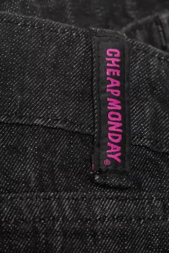 Poser Regular Waist Loose Wide Jeans – Extra Black Rinse | Cheap Monday GB Poser Regular Waist Loose Wide Jeans – Extra Black Rinse | Cheap Monday GB