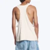 Racerback-Tanktop – Staubweiß Racerback-Tanktop – Staubweiß