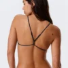 Racerback-Triangel-Bikini-Oberteil – Dunkelblau schimmernd Racerback-Triangel-Bikini-Oberteil – Dunkelblau schimmernd