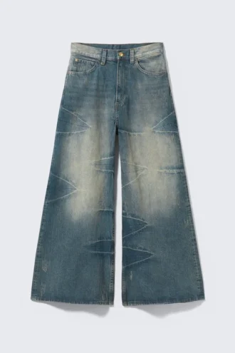 Rad Super Regular Waist Loose Wide Jeans – Canyon Blue – Medium Blue | Cheap Monday Gb Rad Super Regular Waist Loose Wide Jeans – Canyon Blue – Medium Blue | Cheap Monday Gb