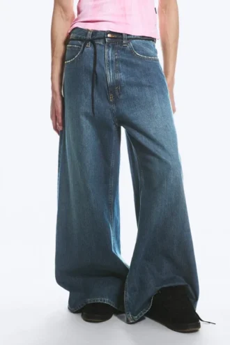 Rad Super Regular Waist Loose Wide Jeans – Tide Blue – Dunkelblau | Cheap Monday GB Rad Super Regular Waist Loose Wide Jeans – Tide Blue – Dunkelblau | Cheap Monday GB