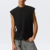 Rael Kade Lasercut-Tanktop – Schwarz