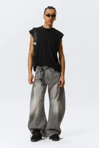 Rael Kade Lasercut-Tanktop – Schwarz