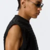 Rael Kade Lasercut-Tanktop – Schwarz