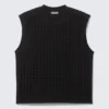 Rael Kade Lasercut-Tanktop – Schwarz