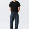 Ray Mid Rise Relaxed Tapered Jeans – Deep Sea Blue – Dark Blue Ray Mid Rise Relaxed Tapered Jeans – Deep Sea Blue – Dark Blue