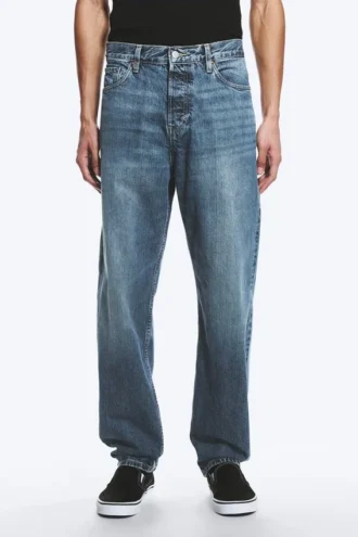 Ray Mid Rise Relaxed Tapered Jeans – Radio Blue – Medium Blue Ray Mid Rise Relaxed Tapered Jeans – Radio Blue – Medium Blue