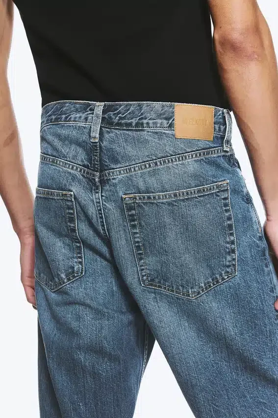 Ray Mid Rise Relaxed Tapered Jeans – Radio Blue – Medium Blue Ray Mid Rise Relaxed Tapered Jeans – Radio Blue – Medium Blue