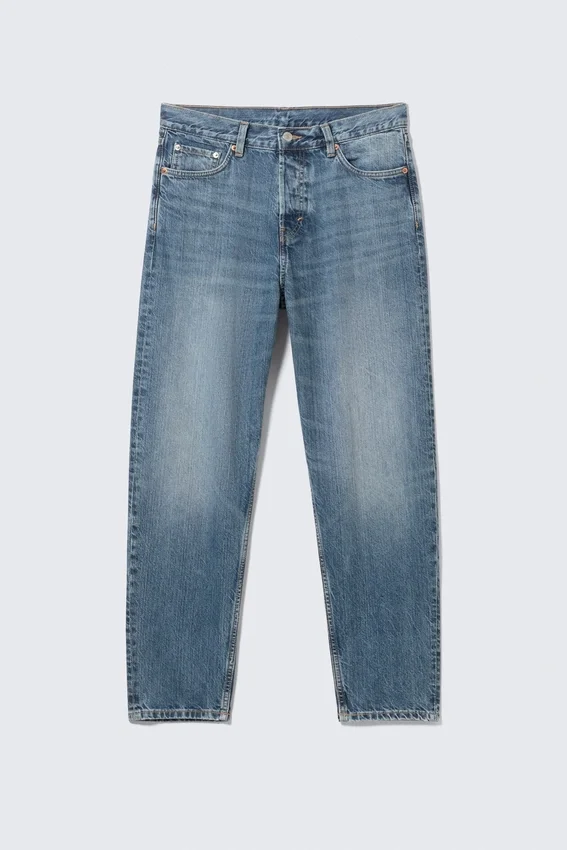 Ray Mid Rise Relaxed Tapered Jeans – Radio Blue – Medium Blue Ray Mid Rise Relaxed Tapered Jeans – Radio Blue – Medium Blue