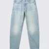 Ray Mid Rise Relaxed Tapered Jeans – Seventeen Blue – Mittelblau