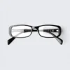 Rechteckige Blaulichtbrille – Schwarz Rechteckige Blaulichtbrille – Schwarz
