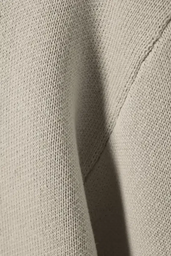 Regular-Fit-Pullover aus Baumwollstrick – Schmutzweiß Regular-Fit-Pullover aus Baumwollstrick – Schmutzweiß