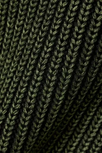 Regular Heavy Knit Pullover – Mittelgrün Regular Heavy Knit Pullover – Mittelgrün