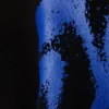 Regular Jacquard-Strickpullover mit Print – Schwarz – Blau (Sprühfarbe)