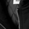 Remy Bomberjacke mit Kapuze – Schwarz Remy Bomberjacke mit Kapuze – Schwarz