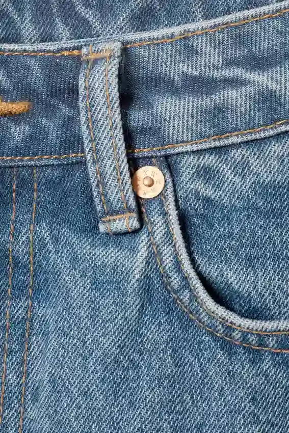 Resolute Curve High Waisted Regular Straight Jeans – 90S Blue – Medium Blue Resolute Curve High Waisted Regular Straight Jeans – 90S Blue – Medium Blue