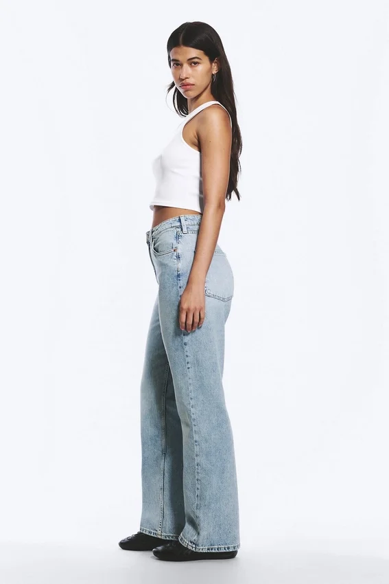 Resolute Curve High Waisted Regular Straight Jeans – Dream Blue – Hellblau Resolute Curve High Waisted Regular Straight Jeans – Dream Blue – Hellblau