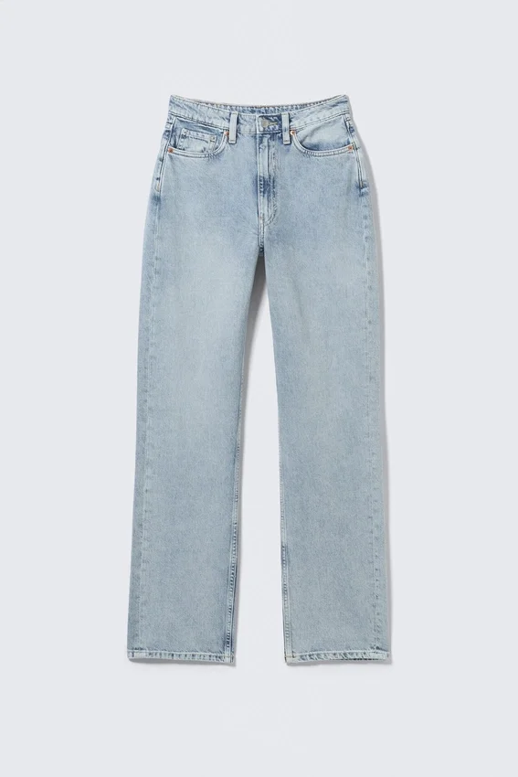 Resolute Curve High Waisted Regular Straight Jeans – Dream Blue – Hellblau Resolute Curve High Waisted Regular Straight Jeans – Dream Blue – Hellblau