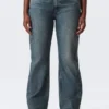 Resolute Curve High Waisted Regular Straight Jeans – Second Blue – Medium Blue